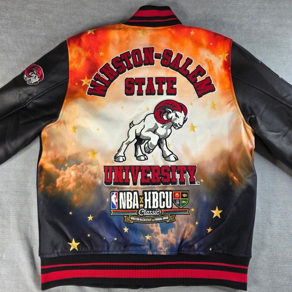 Pro Standard Winston-Salem State NBA HBCU Classic 2024 Varsity Jacket Mens L NEW - Picture 2 of 16